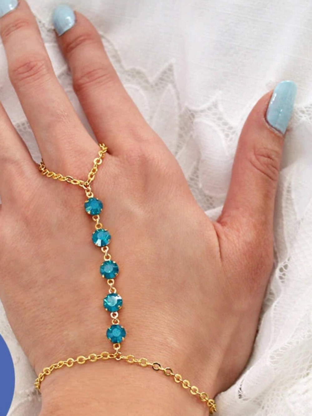 Nasty Gal Finger Ring Bracelet